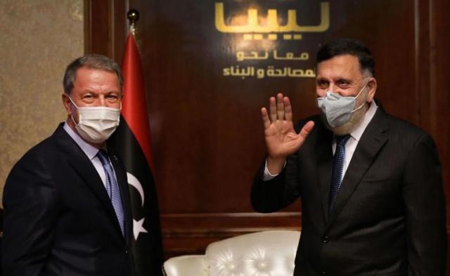 تركيا والوفاق الليبية تعلنان استمرار التنسيق لمحاربة جيش حفتر