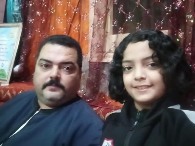 الناشئ محمد حسين سلارمة مع والده
