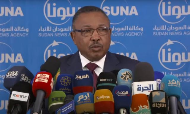 وزير الخارجية السوداني عمر قمر الدين