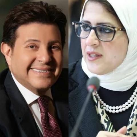 نقيب الموسيقيين يشكر وزيرة الصحة على علاج حميدة بمعهد ناصر