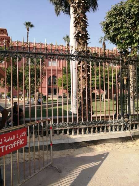 البوابة الحديثة بالمتحف المصري بالتحرير