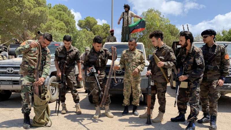 ضباط حكومة الوفاق الليبية