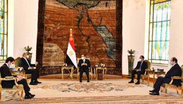 لقاء الجانب المصري والأردني