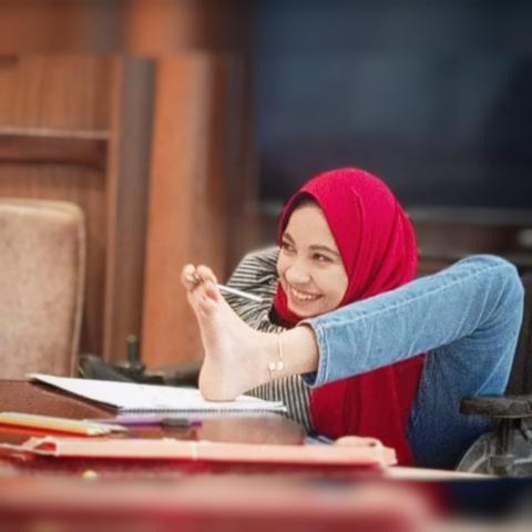 ندى علام من ذوي الهمم