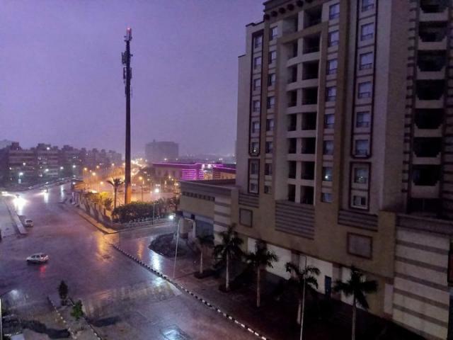 أمطار شديدة بالقاهرة 