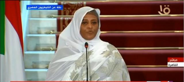 وزيرة خارجية السودان
