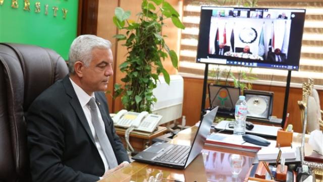 الدكتور عادل مبارك، رئيس جامعة المنوفية