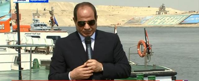 السيسي بقناة السويس