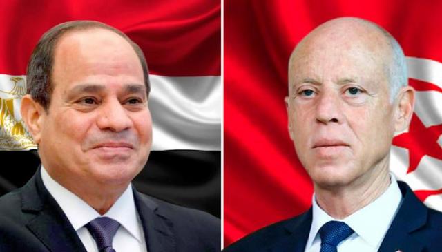 الرئيس التونسي ونظيره المصري
