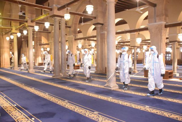 القوات المسلحة تطهر المساجد الكبرى