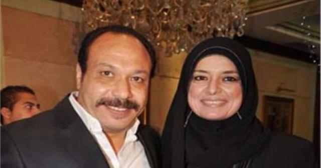 خالد صالح وزوجته 