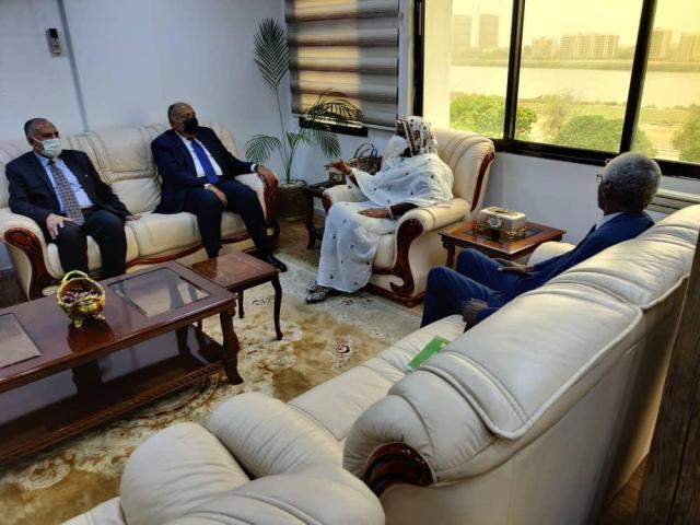 اجتماع وزيري الخارجية والري مع الجانب السوداني