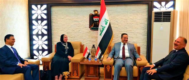 نيفين جامع: 747 مليون دولار حجم التبادل التجاري المصري العراقي