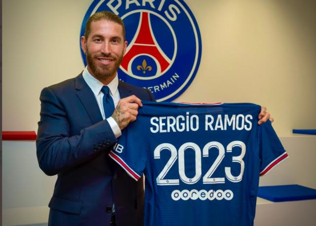 رسميا.. باريس سان جيرمان يتعاقد مع سيرجيو راموس حتى 2023