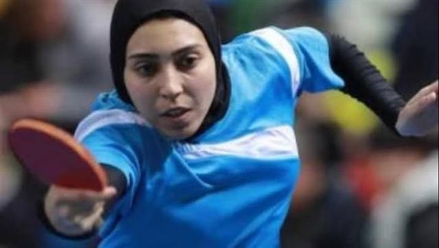 فرح عبدالعزيز لاعبة الزمالك تواصل الاستعداد للأولمبياد