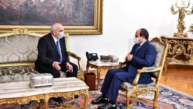 الرئيس عبدالفتاح السيسي ورئيس قضايا الدولة