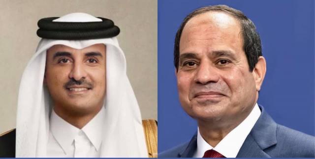 السيسي وتميم بن حمد