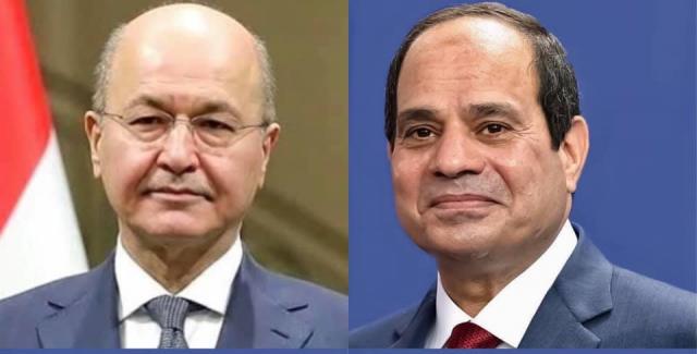 ”متمنيا الازدهار للشعب المصري”.. رئيس العراق يهنئ السيسي بعيد الأضحى