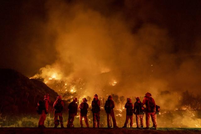 حريق هائل فى كاليفورنيا