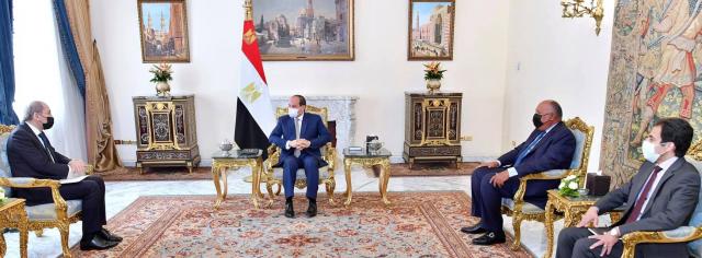 السيسي يستقبل وزير خارجية الأردن لبحث الأوضاع في لبنان وسوريا وليبيا