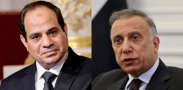 السيسي يبحث مع رئيس وزراء العراق تطورات الوضع في أفغانستان