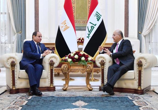 السيسي والرئيس العراقي