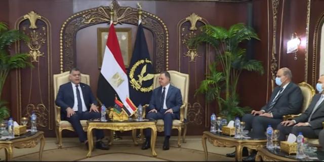 وزير الداخلية يستقبل نظيره الليبي ويناقشا سبل تطوير علاقات الشراكة الأمنية