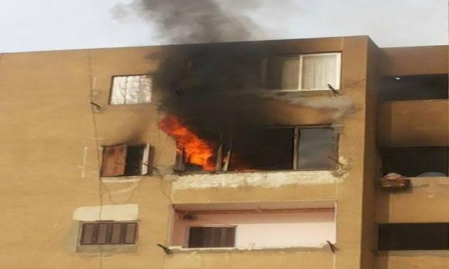 مصرع ربة منزل وإصابة أخر في حريق داخل شقة سكنية بالمنصورية
