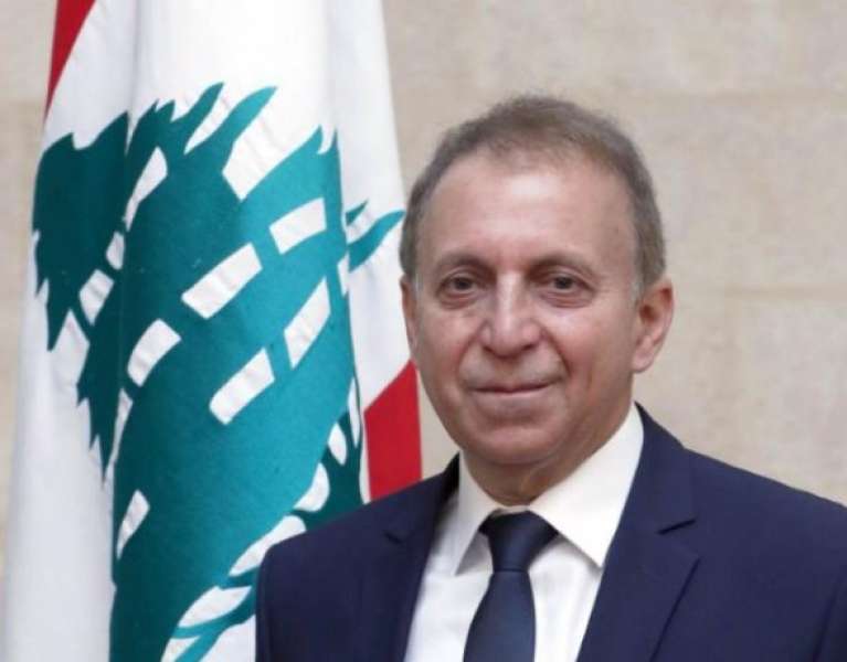 وزير المهجرين اللبناني عصام شرف الدين 