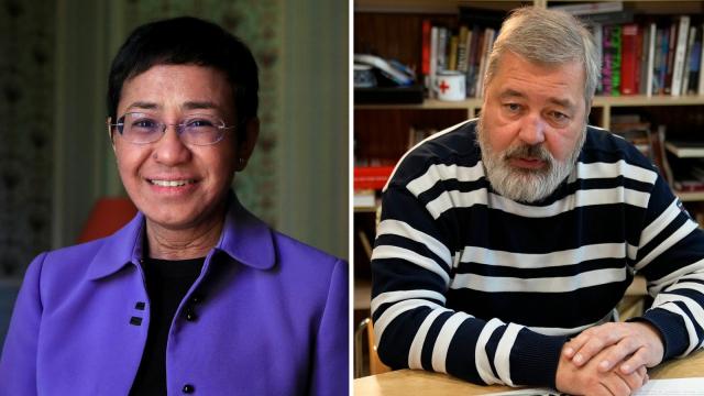 الصحفيين الحاصلين على جائزة نوبل للسلام