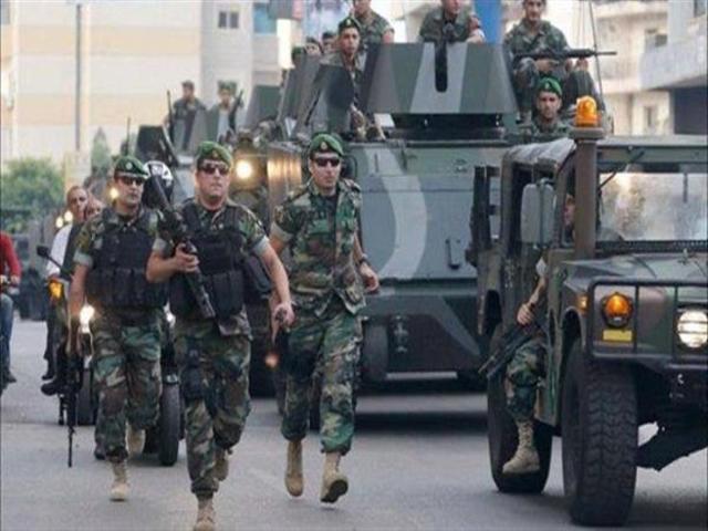 صورة لتعزيزات للجيش اللبناني 