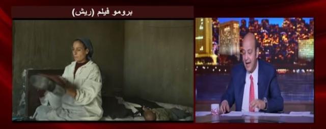 عمرو أديب: جتلي حالة شريف منير بسبب فيلم خالد يوسف