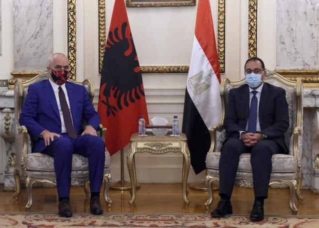 رئيسا وزراء مصر وألبانيا