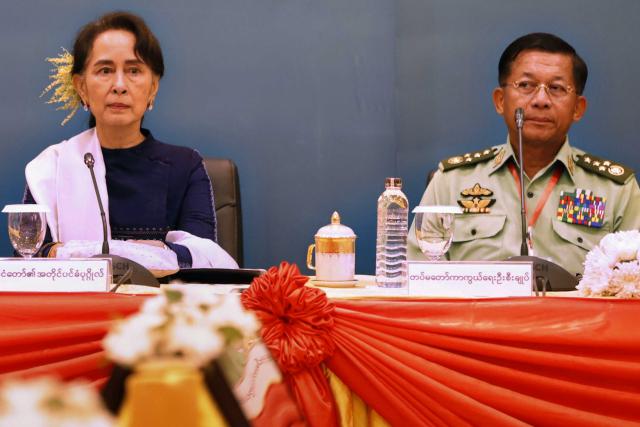 زعيمة ميانمار المخلوعة أونغ سان سو كي