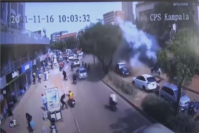صورة من فيديو التفجير