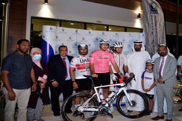 مستشفى الإمارات الدولي ينظم سباق الدراجات الهوائية