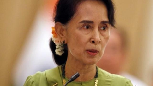 زعيمة ميانمار المخلوعة أونغ سو كي
