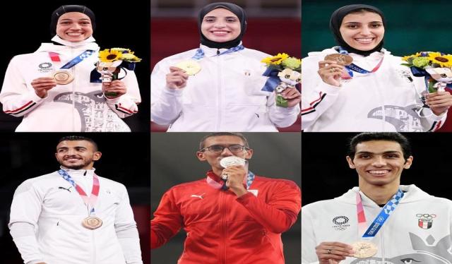 أبطال مصر في أولمبياد طوكيو 2020