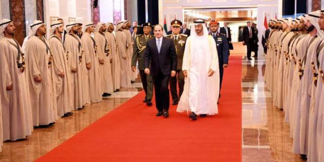زيارة الرئيس عبد الفتاح السيسي إلى الإمارات