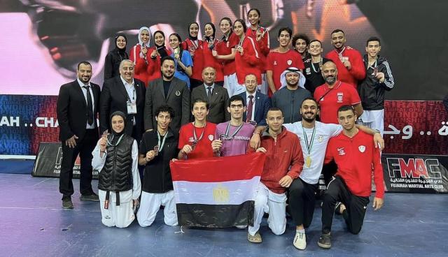 وزير الرياضة يشيد بنتائج بعثة المنتخب الوطني المشاركة بكأس العرب للتايكوندو في الإمارات