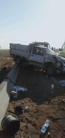 مصرع عامل وإصابة 6 في انقلاب سيارة على طريق مصر السويس بمدينة بدر