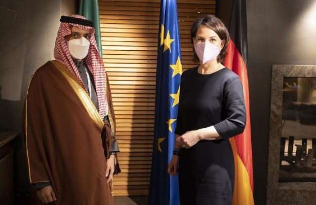 وزير الخارجية السعودي ونظيرته الألمانية