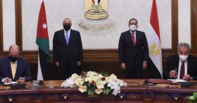 مصر والأردن يوقعان عدة مذكرات تفاهم للتعاون المشترك