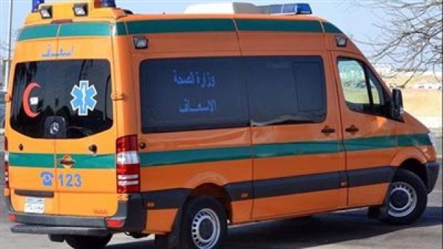 إصابة 9 أشخاص في انقلاب سيارة أعلى الطريق الصحراوي الغربي