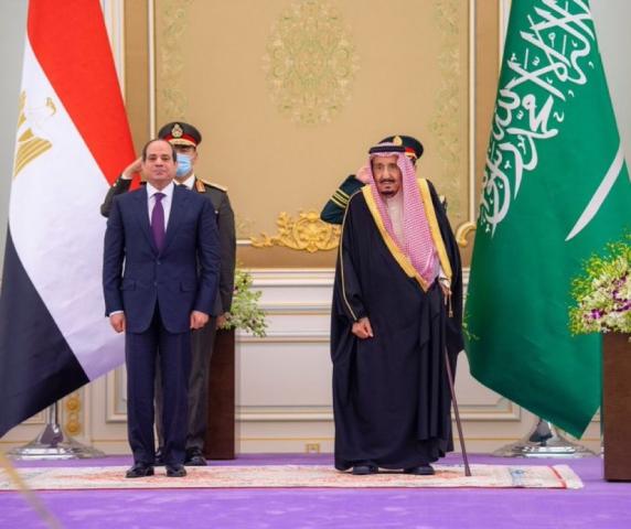 الرئيس السيسي وملك السعودية