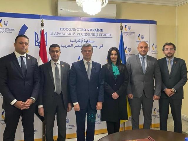 تنسيقية الشباب تلتقي سفير أوكرانيا بالقاهرة لبحث تطورات الأزمة مع روسيا