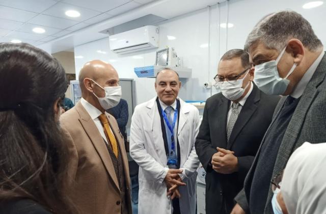 افتتاح التوسعات بمستشفي خميس بالعاشر  من رمضان 
