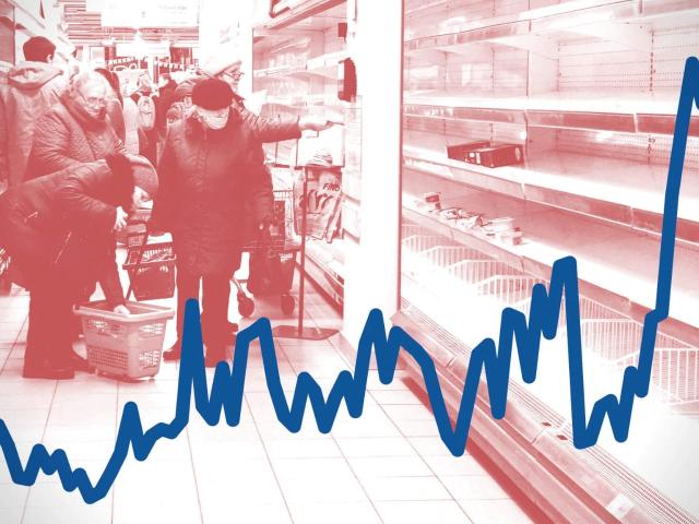 ارتفاع أسعار السلع الغذائية في روسيا بنسبة 15% مقارنة بالشهر الماضي
