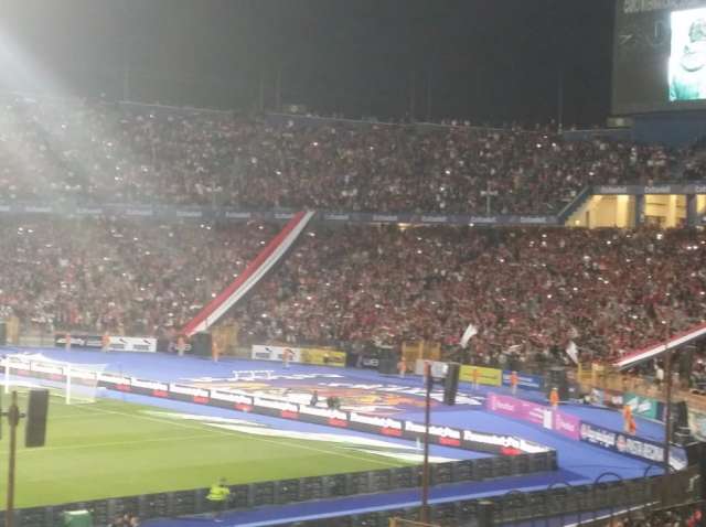 اكتمال مدرجات ستاد القاهرة قبل مباراة مصر والسنغال