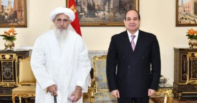 الرئيس السيسي وسلطان طائفة البهرة في الهند